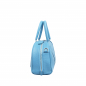 Preview: Small crossbody bag made of light blue nappa leather